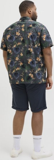 Jack & Jones Hawaii AOP Shirt Grey - Camisas - Camisas 2XL-10XL