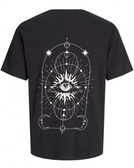  Jack & Jones Jackie Crew Neck T-Shirt Black - Camisetas - Camisetas - 2XL-14XL