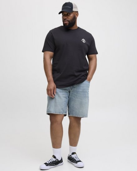  Jack & Jones Jackie Crew Neck T-Shirt Black - Camisetas - Camisetas - 2XL-14XL