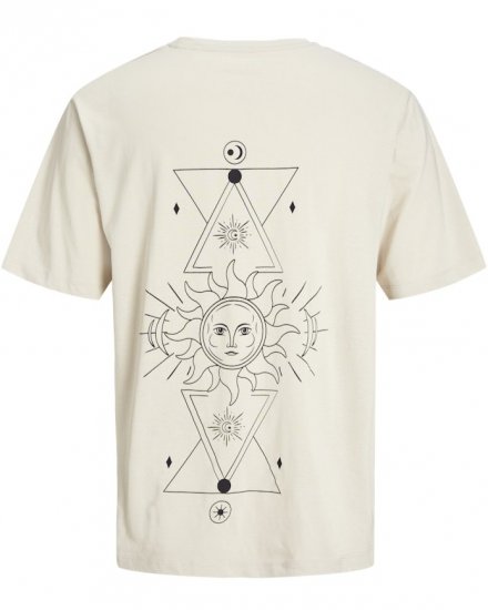 Jack & Jones Jackie Crew Neck T-Shirt Moonbeam - Camisetas - Camisetas - 2XL-14XL
