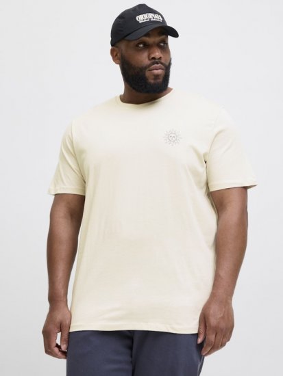 Jack & Jones Jackie Crew Neck T-Shirt Moonbeam - Camisetas - Camisetas - 2XL-14XL