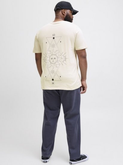Jack & Jones Jackie Crew Neck T-Shirt Moonbeam - Camisetas - Camisetas - 2XL-14XL