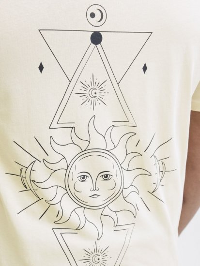 Jack & Jones Jackie Crew Neck T-Shirt Moonbeam - Camisetas - Camisetas - 2XL-14XL
