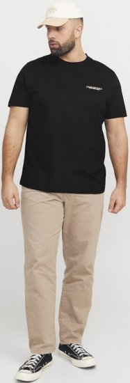 Jack & Jones Boston Photo Crew Neck T-Shirt Black - Camisetas - Camisetas - 2XL-14XL