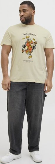Jack & Jones Anatomy Skull Crew Neck T-Shirt Antique White - Camisetas - Camisetas - 2XL-14XL
