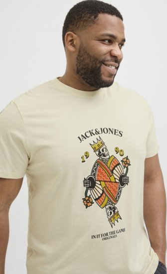 Jack & Jones Anatomy Skull Crew Neck T-Shirt Antique White - Camisetas - Camisetas - 2XL-14XL