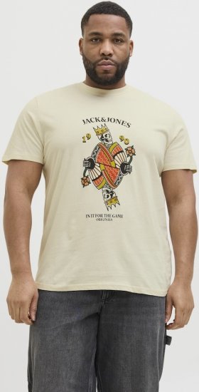 Jack & Jones Anatomy Skull Crew Neck T-Shirt Antique White - Camisetas - Camisetas - 2XL-14XL