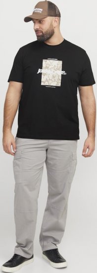 Jack & Jones Tarmac Camo Crew Neck T-Shirt Black - Camisetas - Camisetas - 2XL-14XL