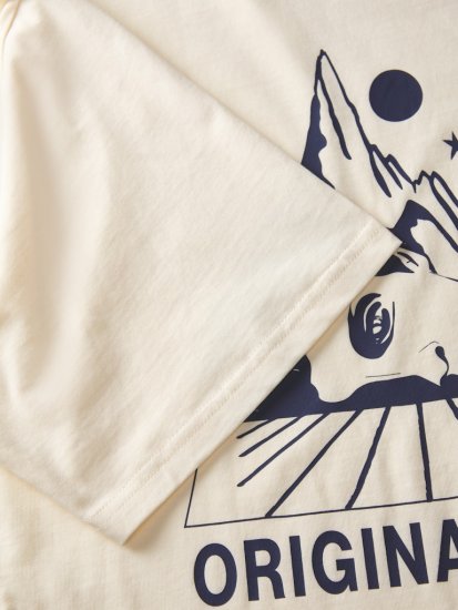 Jack & Jones Bellagio Collage Crew Neck T-Shirt Antique White - Camisetas - Camisetas - 2XL-14XL