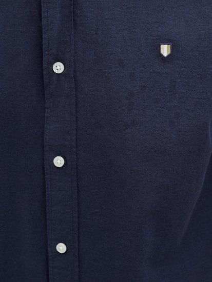 Jack & Jones Summer Shield Short Sleeve Shirt Maritime Blue - Camisas - Camisas 2XL-10XL