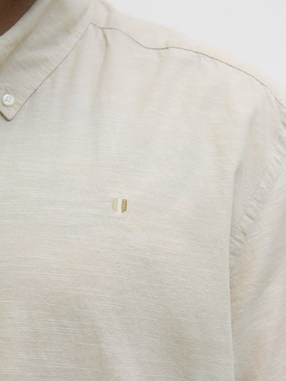 Jack & Jones Summer Shield Short Sleeve Shirt White Pepper - Camisas - Camisas 2XL-10XL