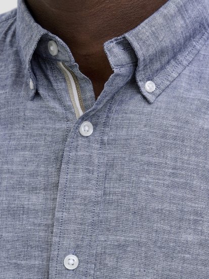 Jack & Jones Summer Shield Short Sleeve Shirt Faded Denim - Camisas - Camisas 2XL-10XL