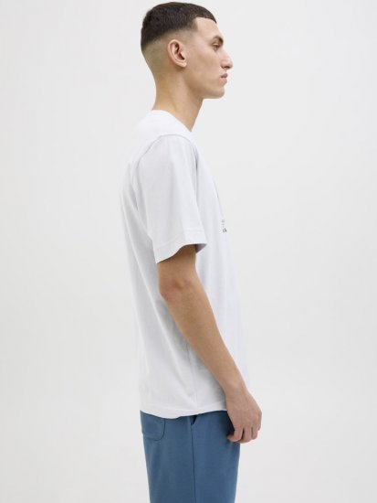 Jack & Jones Calma Crew Neck T-Shirt Gray Dawn - Camisetas - Camisetas - 2XL-14XL