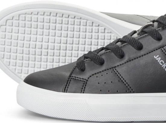 Jack & Jones Ealing Sneakers Black - Calzado de hombre 40-52 - Zapatillas de hombre tallas 40-52