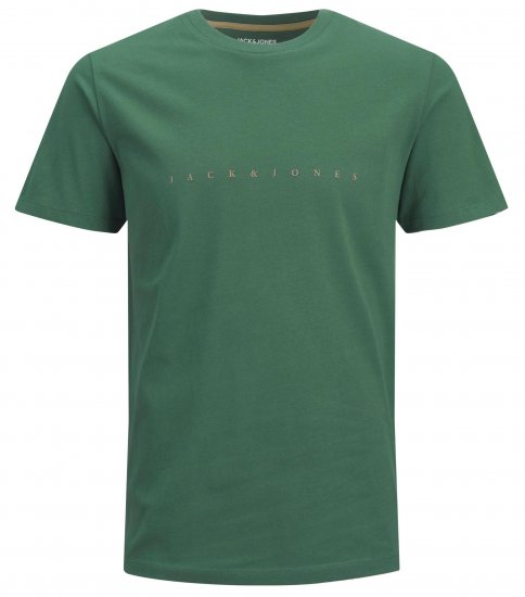 Jack & Jones JJFONT T-Shirt Green - Camisetas - Camisetas - 2XL-14XL
