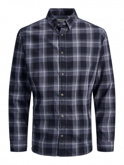 Jack & Jones JJPLAIN LOGAN Shirt Navy - Camisas - Camisas 2XL-10XL