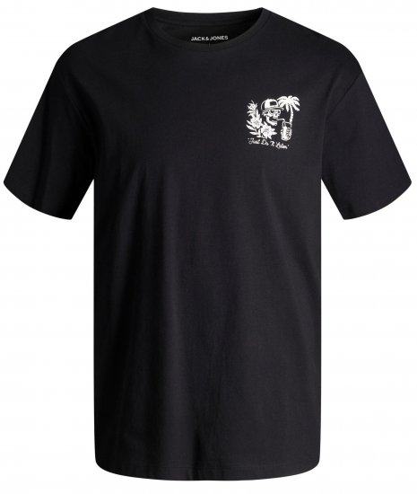 Jack & Jones JJCHILLER With Back Print Black - Camisetas - Camisetas - 2XL-14XL