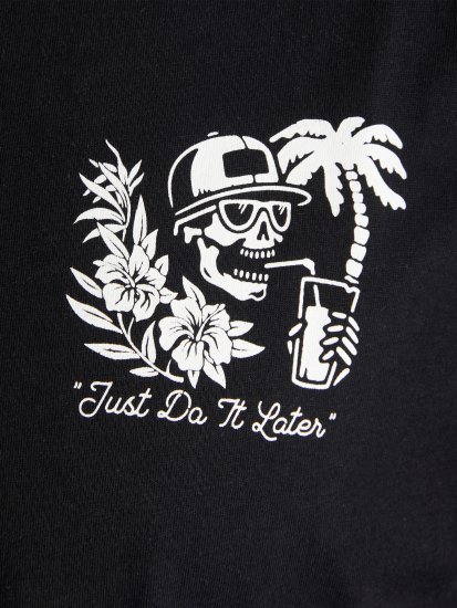 Jack & Jones JJCHILLER With Back Print Black - Camisetas - Camisetas - 2XL-14XL