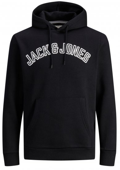 Jack & Jones JJCITY Hoodie Black - Sudaderas - Sudaderas 2XL-12XL