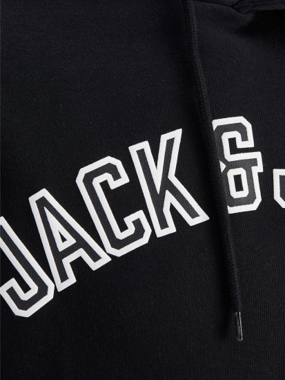 Jack & Jones JJCITY Hoodie Black - Sudaderas - Sudaderas 2XL-12XL