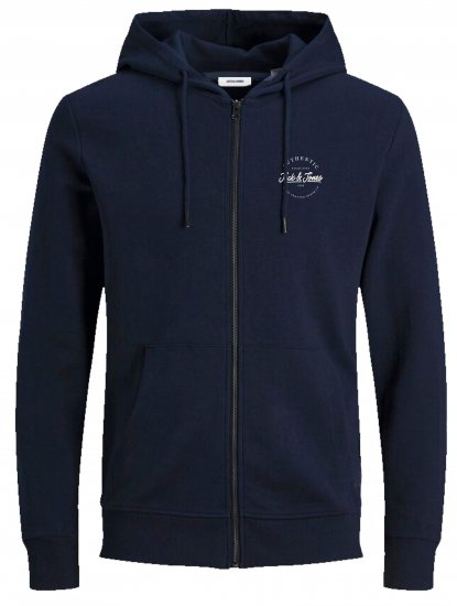Jack & Jones JJDUSTY Hoodie Navy - Sudaderas - Sudaderas 2XL-12XL