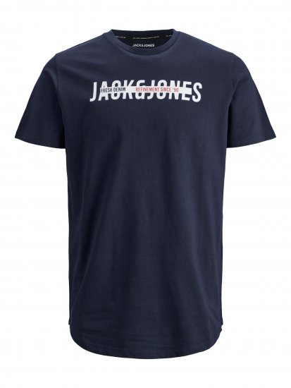 Jack & Jones JJTEO T-Shirt Navy - Camisetas - Camisetas - 2XL-14XL