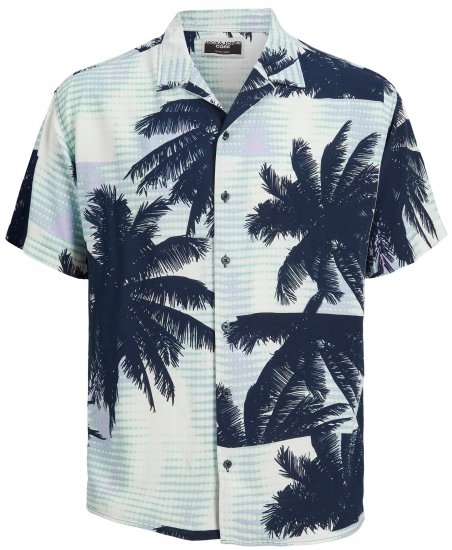 Jack & Jones JCOUNNATURAL Resort Shirt Lavender - Camisas - Camisas 2XL-10XL