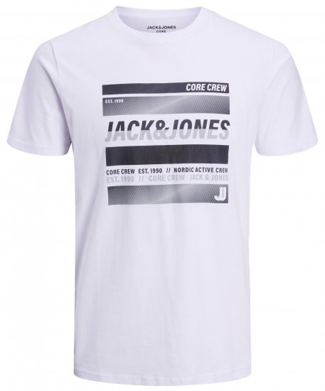 Jack & Jones JCOARC T-Shirt White - Camisetas - Camisetas - 2XL-14XL