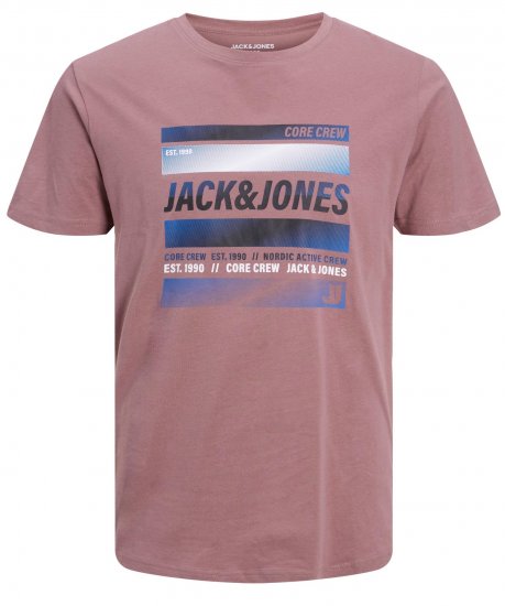 Jack & Jones JCOARC T-Shirt Twilight Mauve - Camisetas - Camisetas - 2XL-14XL
