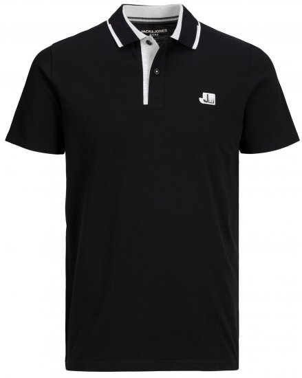 Jack & Jones JCOLOGAN Polo Black - Polos - Polos 2XL-8XL