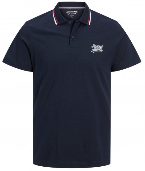 Jack & Jones JORTREVOR Polo Shirt Navy Blazer - Polos - Polos 2XL-8XL