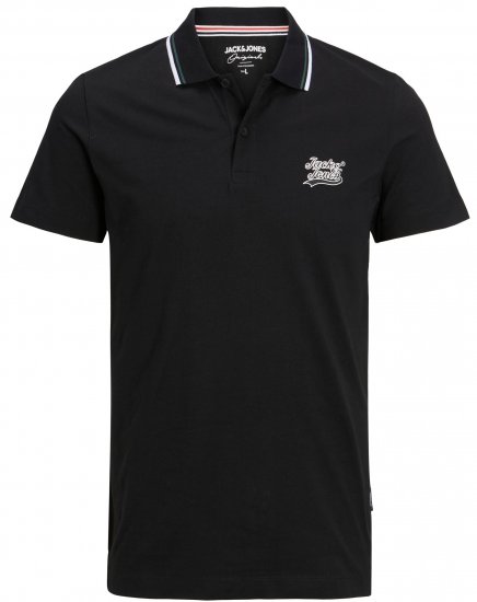 Jack & Jones JORTREVOR Polo Shirt Black - Polos - Polos 2XL-8XL