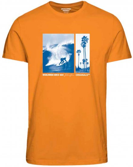 Jack & Jones JORBOOSTER T-Shirt Iceland Poppy - Camisetas - Camisetas - 2XL-14XL