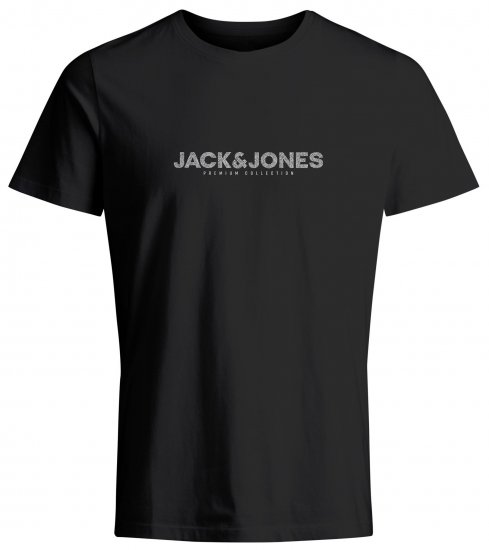 Jack & Jones JPRBLABOOSTER T-Shirt Black - Camisetas - Camisetas - 2XL-14XL