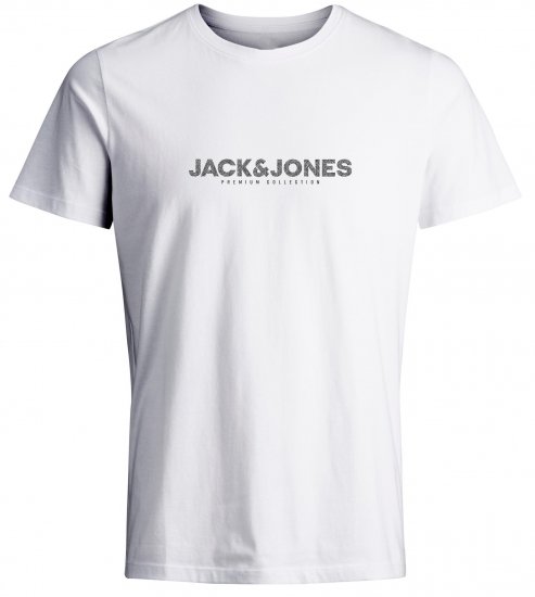Jack & Jones JPRBLABOOSTER T-Shirt White - Camisetas - Camisetas - 2XL-14XL