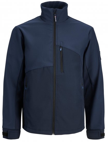 jack & Jones JCOARC Softshell Jacket Navy - Chaquetas - Chaquetas Tallas Grandes 2XL-8XL