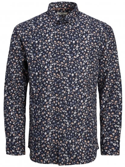 Jack & Jones JPRBLANORDIC LS Shirt Night Sky - Camisas - Camisas 2XL-10XL