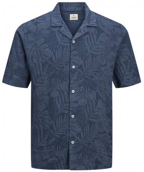 Jack & Jones JPRBLUNAEL SS Resort Polo Dark Denim - Polos - Polos 2XL-8XL