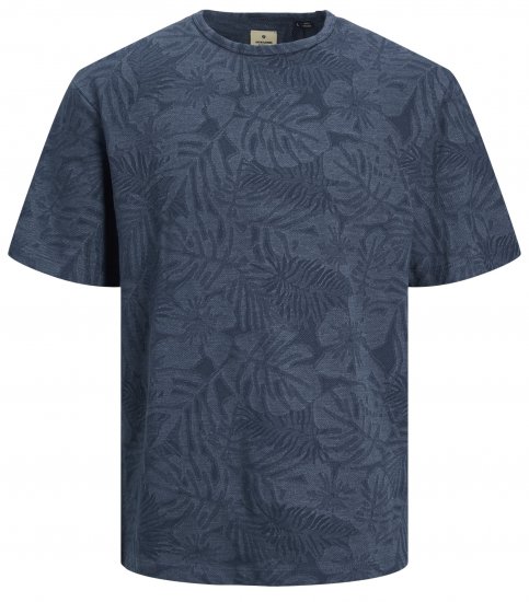 Jack & Jones JPRBLUNAEL T-Shirt Dark Denim - Camisetas - Camisetas - 2XL-14XL