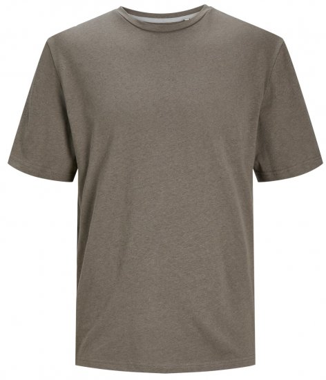 Jack & Jones JPRCC SOFT Linen Blend T-Shirt Falcon - Camisetas - Camisetas - 2XL-14XL