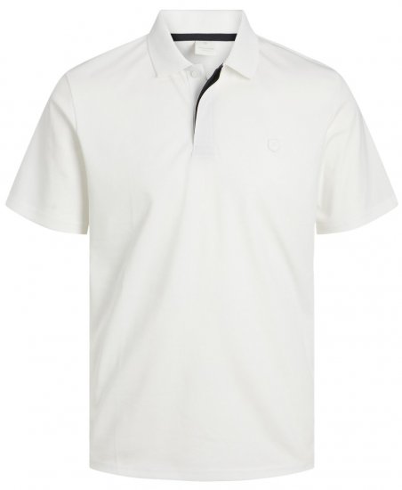 Jack & Jones Rodney Short Sleeve Polo White - Polos - Polos 2XL-8XL
