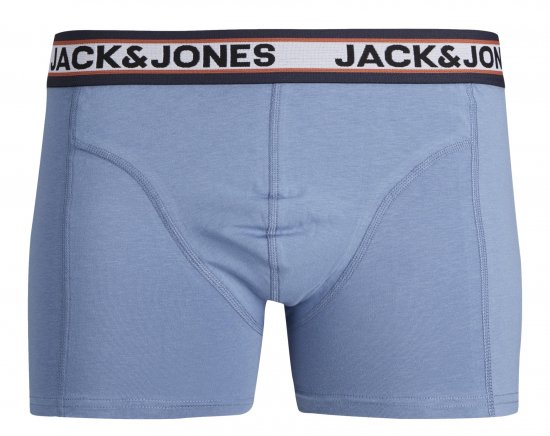 Jack & Jones JACMARCO SOLID Trunks 3-Pack Coronet Blue - Ropa interior - Ropa interior 2XL-8XL