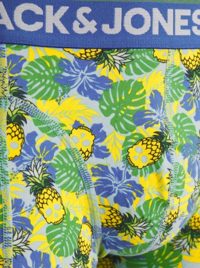 Jack & Jones JACPINEAPPLE SKULL TRUNKS 3 PACK Palace Blue - Bóxeres - Bóxeres 2XL-12XL