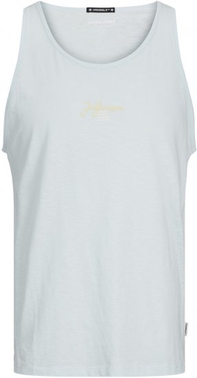 Jack & Jones JORARUBA BRANDING TANK TOP Skylight - Camisetas - Camisetas - 2XL-14XL
