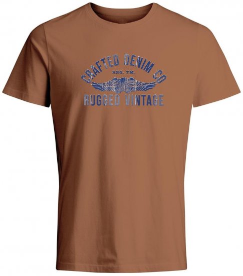 Jack & Jones JPRBLUOLLIE T-Shirt Sunburn - Camisetas - Camisetas - 2XL-14XL