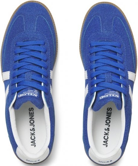 Jack & Jones Kirk International Campaign Sneakers Blue Quartz/Bright White - Calzado de hombre 40-52 - Zapatillas de hombre tallas 40-52