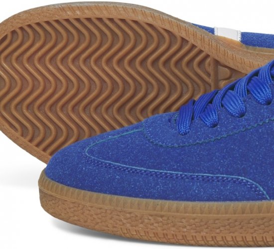 Jack & Jones Kirk International Campaign Sneakers Blue Quartz/Bright White - Calzado de hombre 40-52 - Zapatillas de hombre tallas 40-52