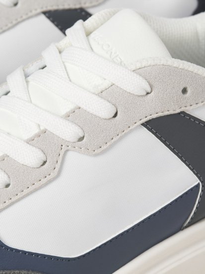 Jack & Jones Waspire Sneakers White/Castlerock - Calzado de hombre 40-52 - Zapatillas de hombre tallas 40-52