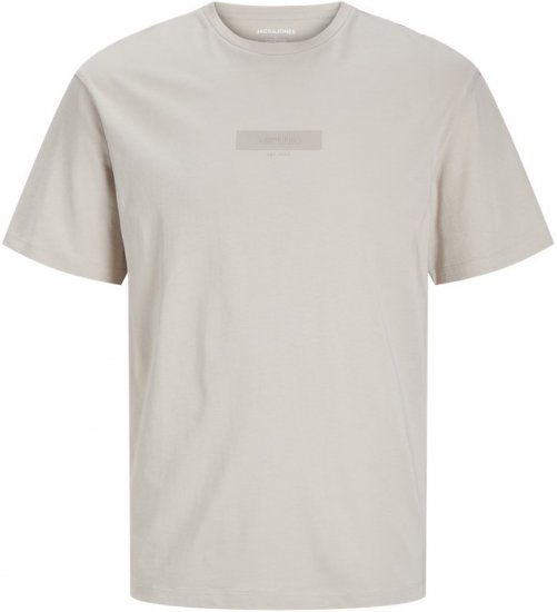 Jack & Jones TAKA T-Shirt Light Grey - Camisetas - Camisetas - 2XL-14XL