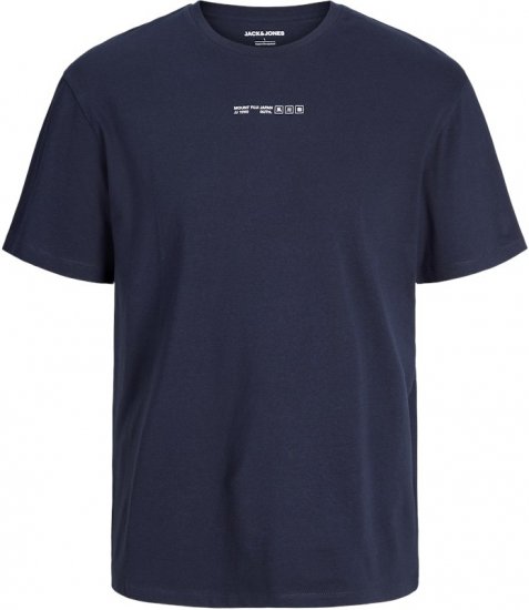 Jack & Jones Ayce Crew Neck T-Shirt Blue - Camisetas - Camisetas - 2XL-14XL